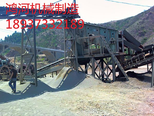 公司YK系列圓振篩在宜陽2#砂廠使用